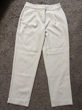Old Navy Cream Women's Tailored Trousers